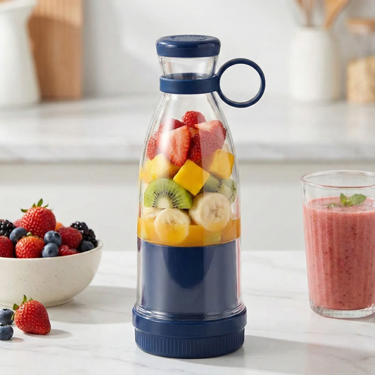 BlendGo – Le Mixeur Portable USB à 6 Lames (Smoothies & Jus Frais)