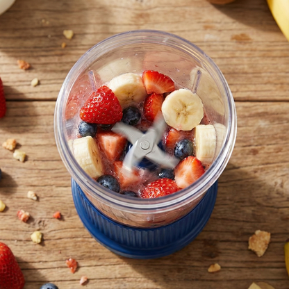 BlendGo – Le Mixeur Portable USB à 6 Lames (Smoothies & Jus Frais)