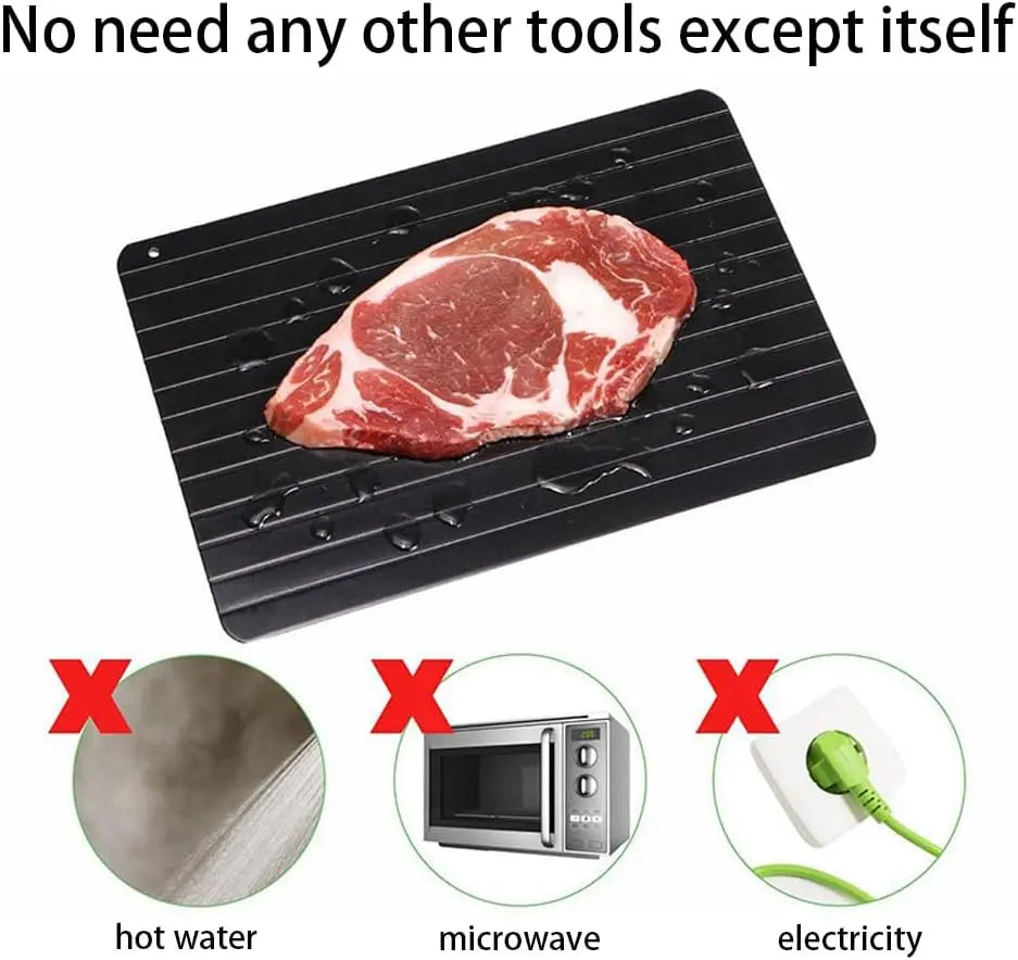 Plaque de Décongélation Rapide en Aluminium