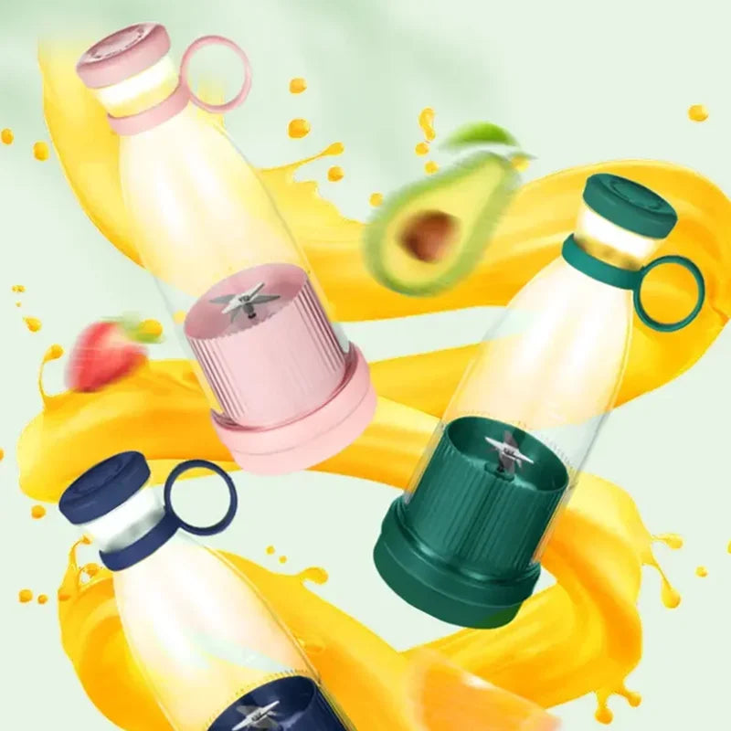 BlendGo – Le Mixeur Portable USB à 6 Lames (Smoothies & Jus Frais)