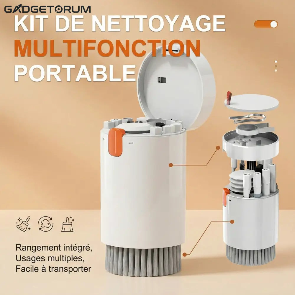 Kit de Nettoyage Électronique 20-en-1: Claviers Écouteurs & Écrans
