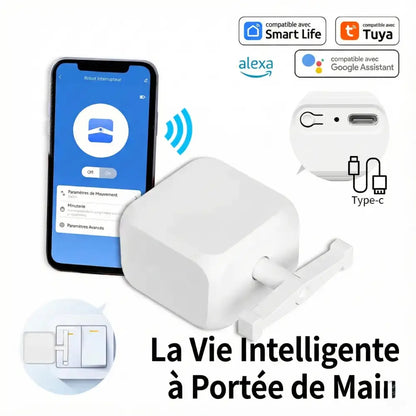 Module Pousse-Bouton Connecté Tuya: Automatisation d’Interrupteurs & Appareils sans Câblage