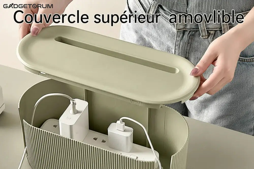 NordicBox – Le Cache-Multiprise Design & Organisateur de Câbles