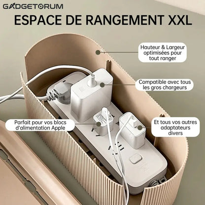 NordicBox – Le Cache-Multiprise Design & Organisateur de Câbles