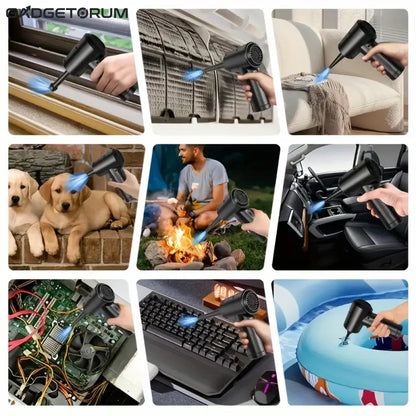 Souffleur Air Comprimé Électrique 51000 RPM: Nettoyage PC & Clavier Sans Fil