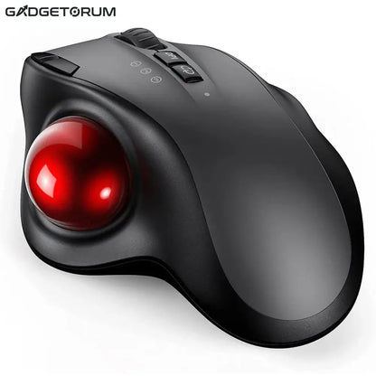 Souris Trackball Ergonomique Sans Fil: Anti-Douleur Poignet & Canal Carpien black