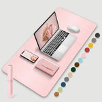 Tapis de Bureau XXL Anti-Dérapant : Support Clavier & Souris Confortable
